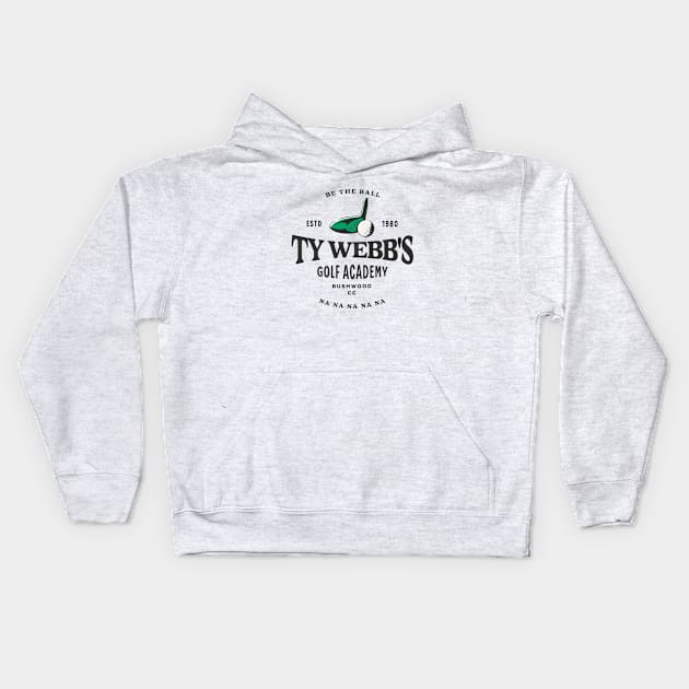 Ty Webb's Golf Academy - Est. 1980 Kids Hoodie by BodinStreet